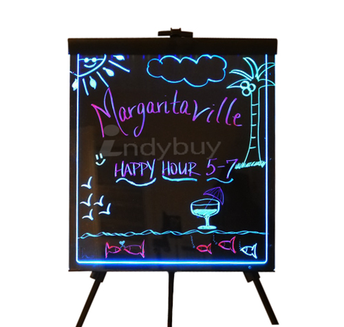 Lighted Writing fluorescent Board LED sign neon for restaurant or school